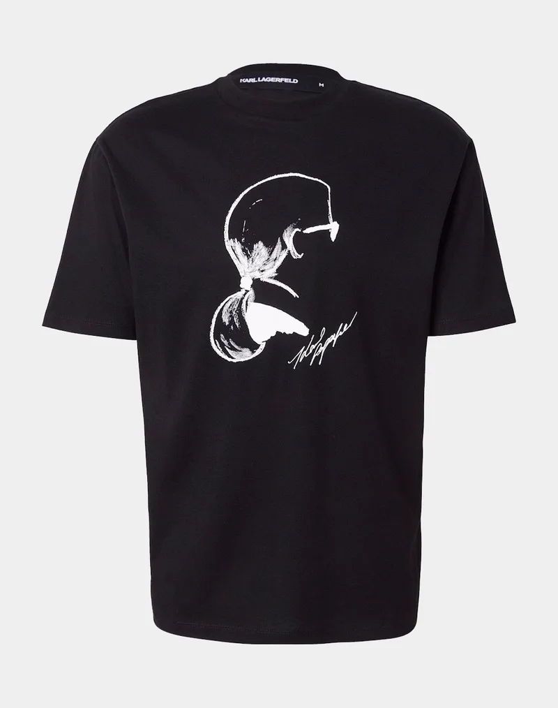 KARL LAGERFELD T-SHIRT CREWNECK 755146-562224-990 Black