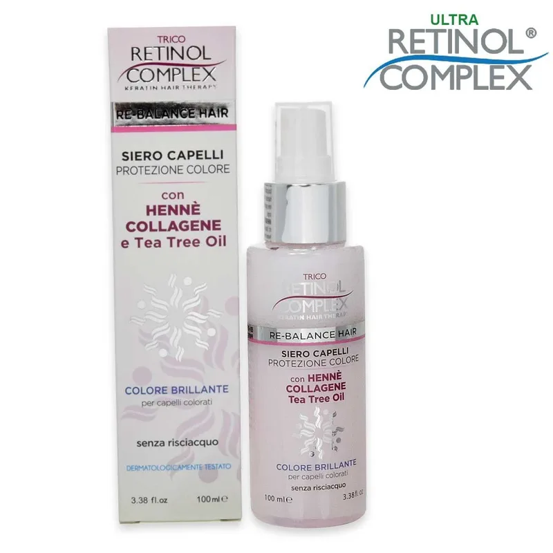 Keratin complex 100 ml color protection serum with henna & collagen