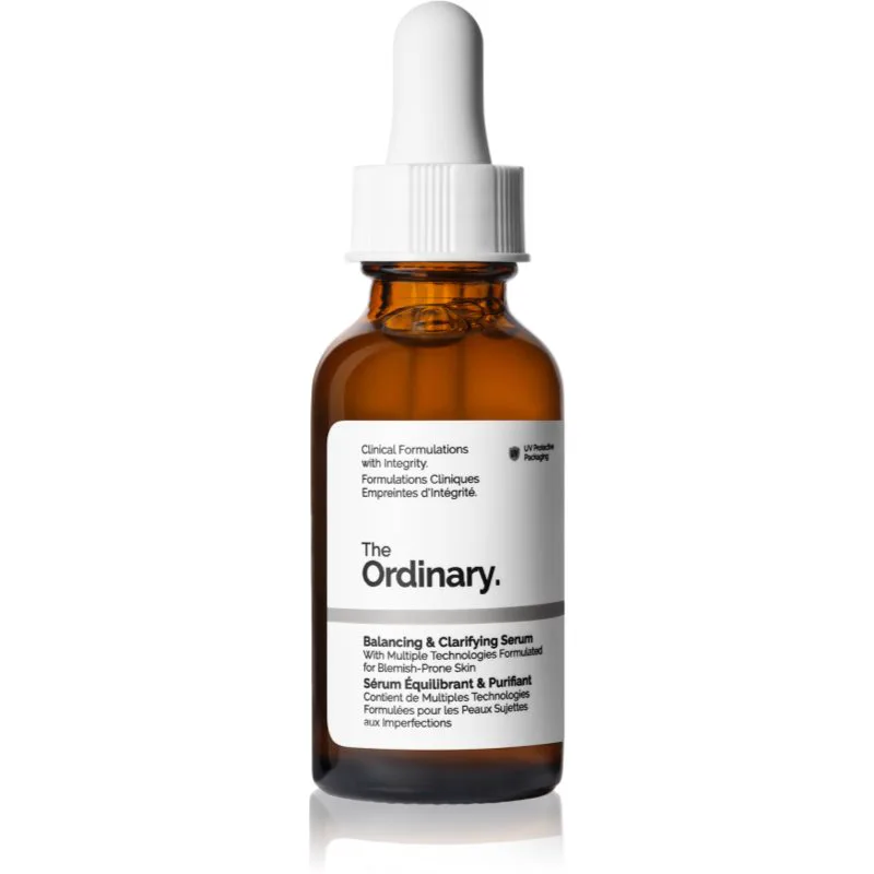 The Ordinary Balancing & Clarifying Serum ορός για ματ εμφάνιση της επιδερμίδας και ελαχιστοποίηση των πόρων με ενυδατικό αποτέλεσμα 30 ml
