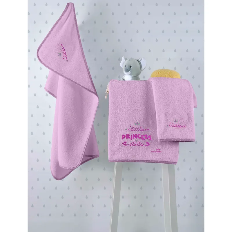 Κάπα Βαμβακερή Bebe 75x75εκ. Princi Makis Tselios (Ύφασμα: Βαμβάκι 100%, Χρώμα: Ροζ) - Makis Tselios - 284610123456