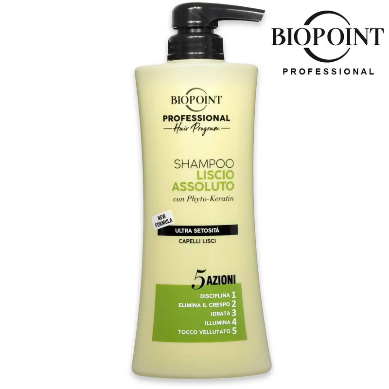 Biopoint absolute smooth shampoo 400 ml