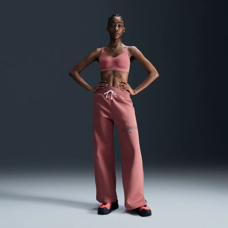 Nike Sportswear Phoenix Fleece High-Waisted Wide-Leg Logo Women's Pants