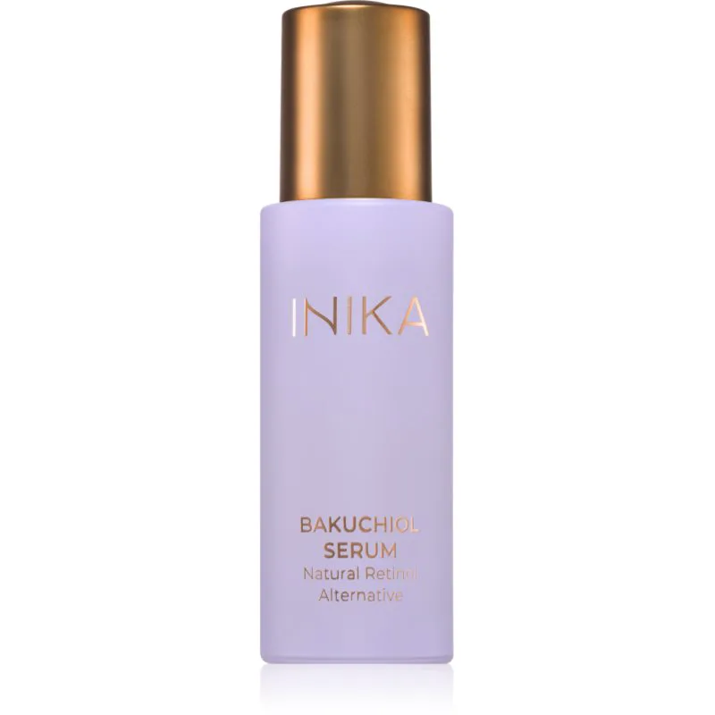 INIKA Organic Bakuchiol Serum Natural Retinol Alternative λειαντικός ορός με βουκαχιόλη 30 ml