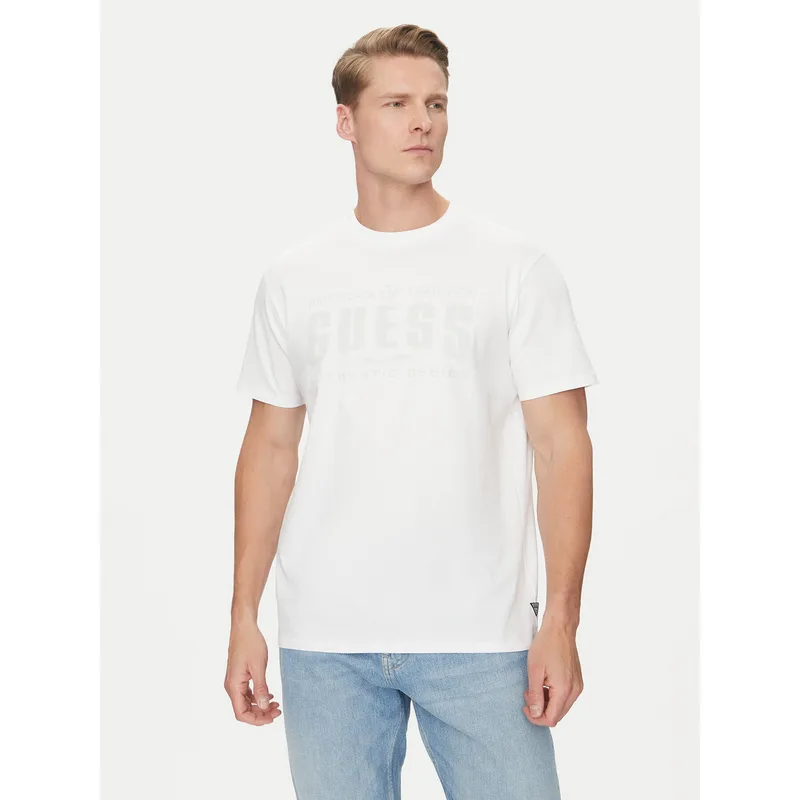Guess T-Shirt M5GI27 KBW41 Λευκό Regular Fit