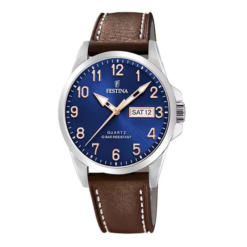 FESTINA Classic Brown Leather Strap F20358/B