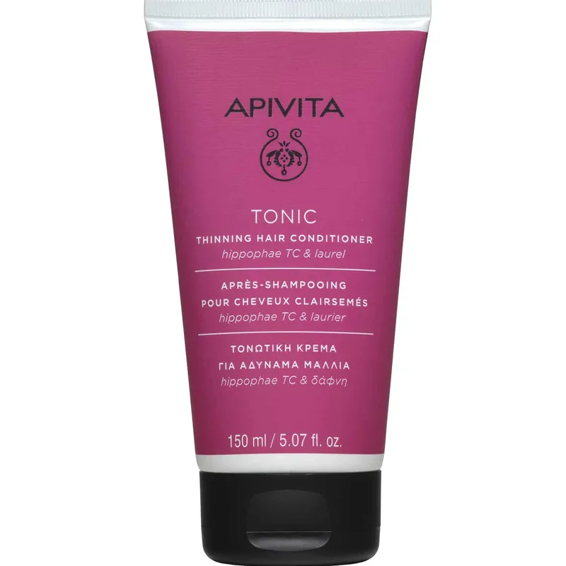 Apivita Tonic Thinning Hair Conditioner Τονωτική Κρέμα για Αδύναμα Μαλλιά με Σύμπλοκο Υπποφαούς & Δάφνη 150ml