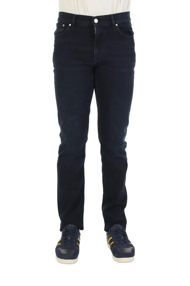 TRUSSARDI JEANS ΠΑΝΤΕΛΟΝΙ JEANS 370 CLOSE COMFORT ΜΠΛΕ