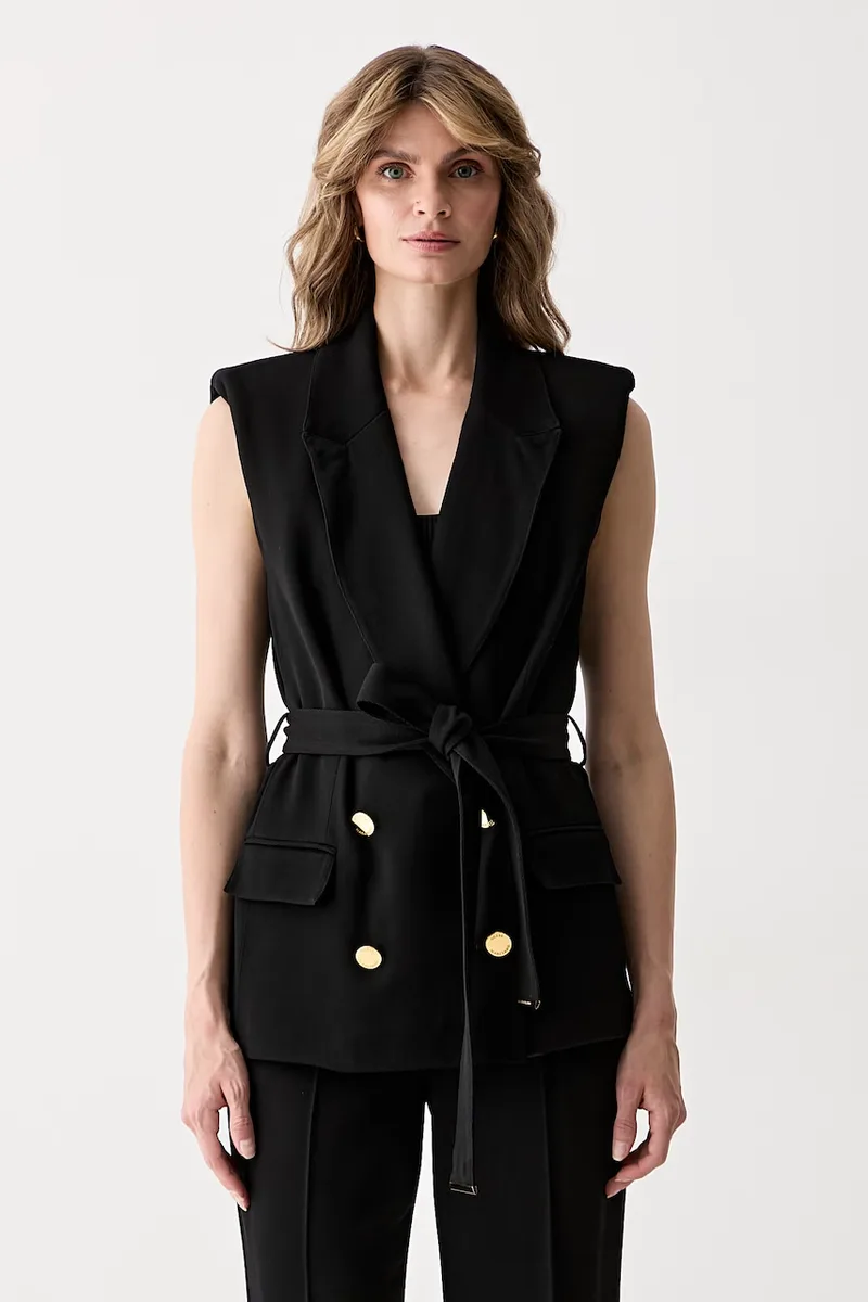 Marciano by Guess σταυρωτό γιλέκο γυναικείο με βισκόζη RASHIDA