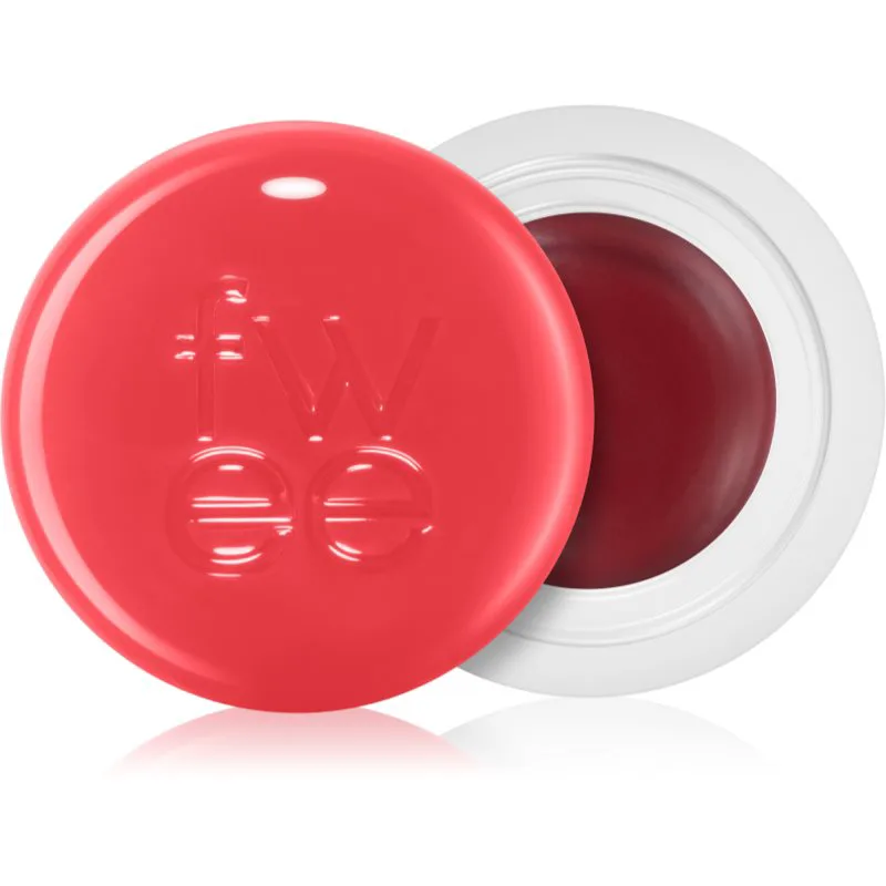 fwee Lip&Cheek Blurry Pudding Pot βάλσαμο για χείλη και μάγουλα με χρώμα απόχρωση RD05 Greedy (Reddish Moment) 5 γρ