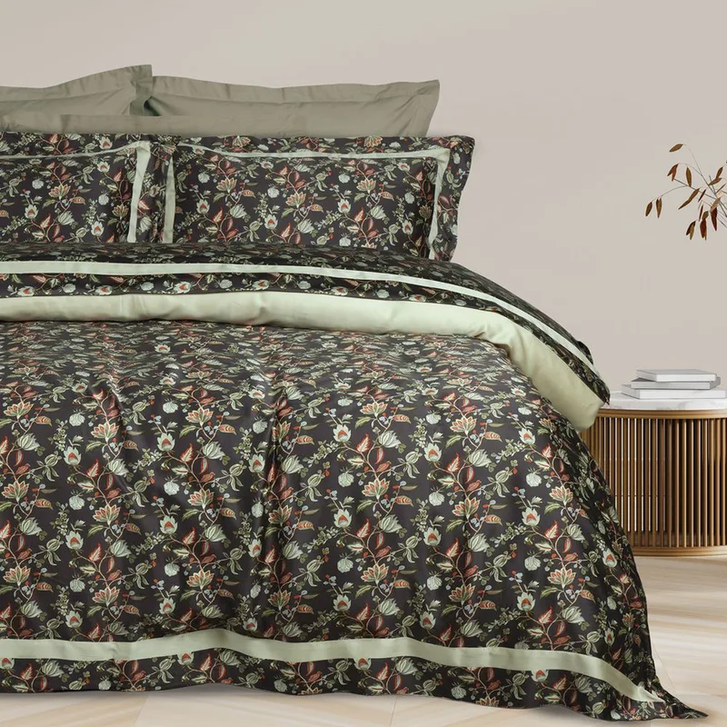 ΣΕΤ ΠΑΠΛΩΜΑΤΟΘΗΚΗ ΥΠΕΡΔΙΠΛΗ DAS HOME EXECUTIVE 1706 GREEN/GREY (220X240CM)