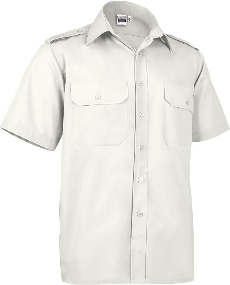 Κοντομάνικο Πουκάμισο VIGILANT Valento CSVAG2CMF Ivory White