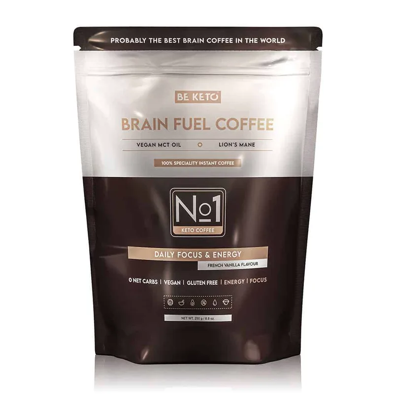 Beketo Στιγμιαίος Καφές Brain Fuel MCT & Lion's Mane Βανίλια (250g)