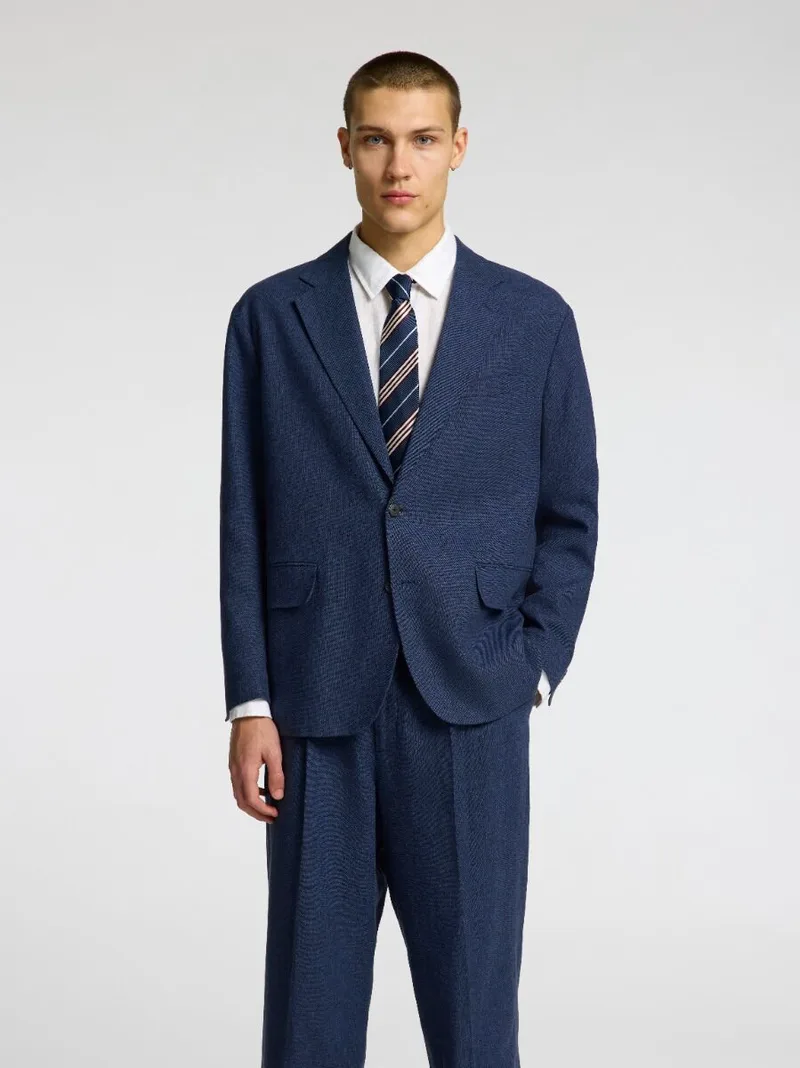 Selected Easton Ανδρικό Blazer 16098993 Σκούρο Μπλέ