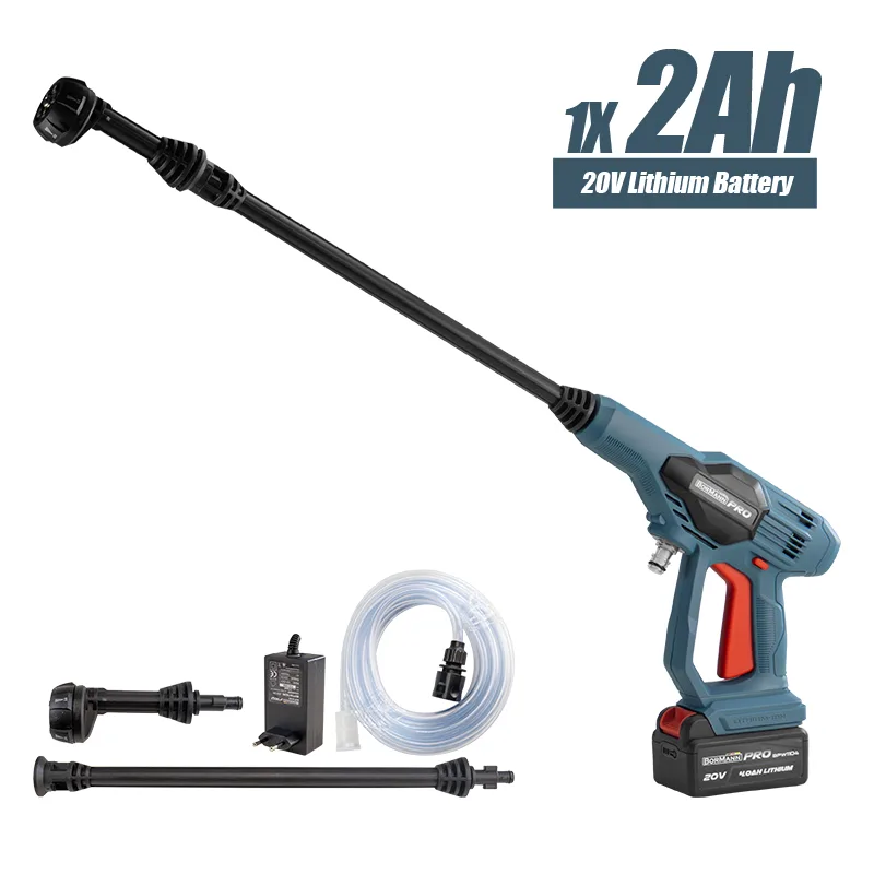 BORMANN Pro BPW1100 Πλυστικό Μπαταρίας 25Bar,180Lt/H,1.7Kg,4Ah,Πιστόλι με 5 Λειτουργίες 070481