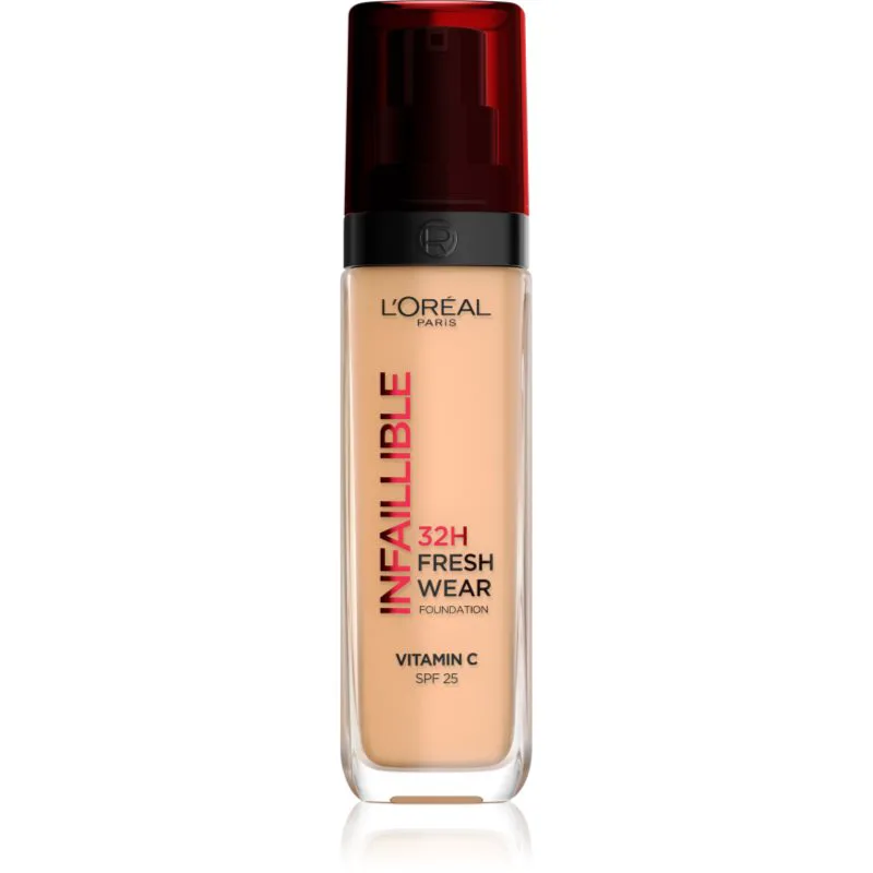L’Oréal Paris Infaillible 32H Fresh Wear μακράς διαρκείας ρευστό μεικ απ απόχρωση 200 WARM DORE 30 ml