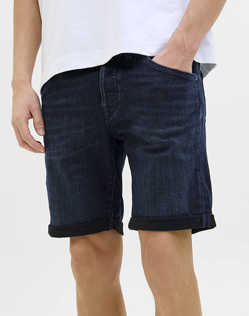 JACK&JONES JJIRICK JJFOX SHORTS CB 310 SN 12269608-Blue DenimAM316 DenimDarkBlue