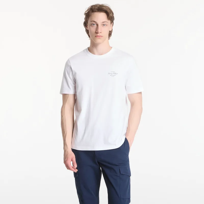 T-shirt Tommy Hilfiger Nautical Back Photo Regular Tee White M