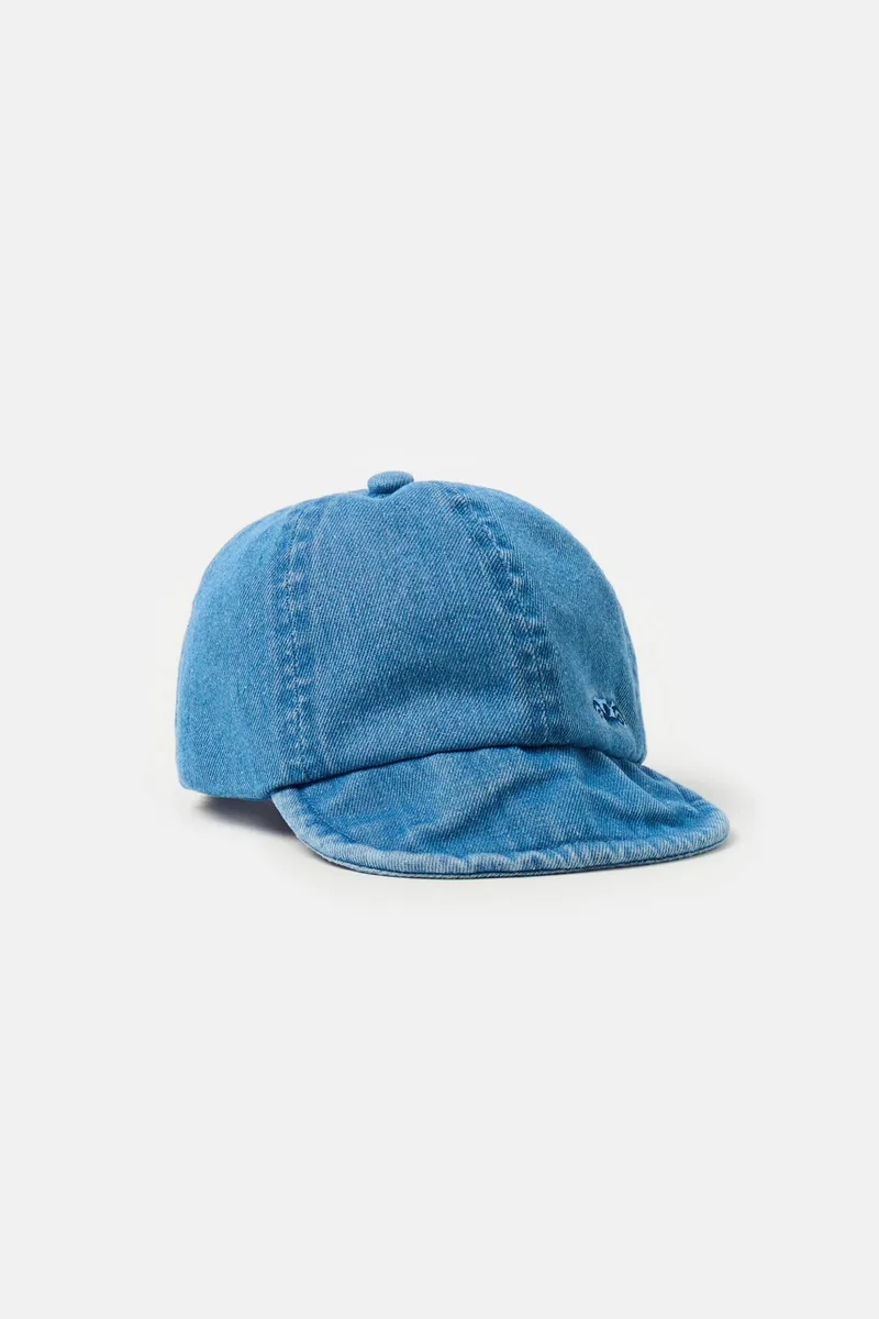 OVS βρεφικό καπέλο baseball denim με κεντημένη λεπτομέρεια - 002033915 Denim Blue Ανοιχτό
