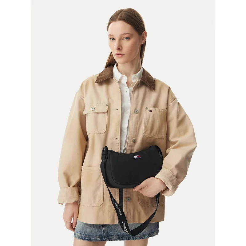 Τσάντα Tommy Jeans Tjw Ess Daily Shoulder Bag AW0AW18768 Μαύρο