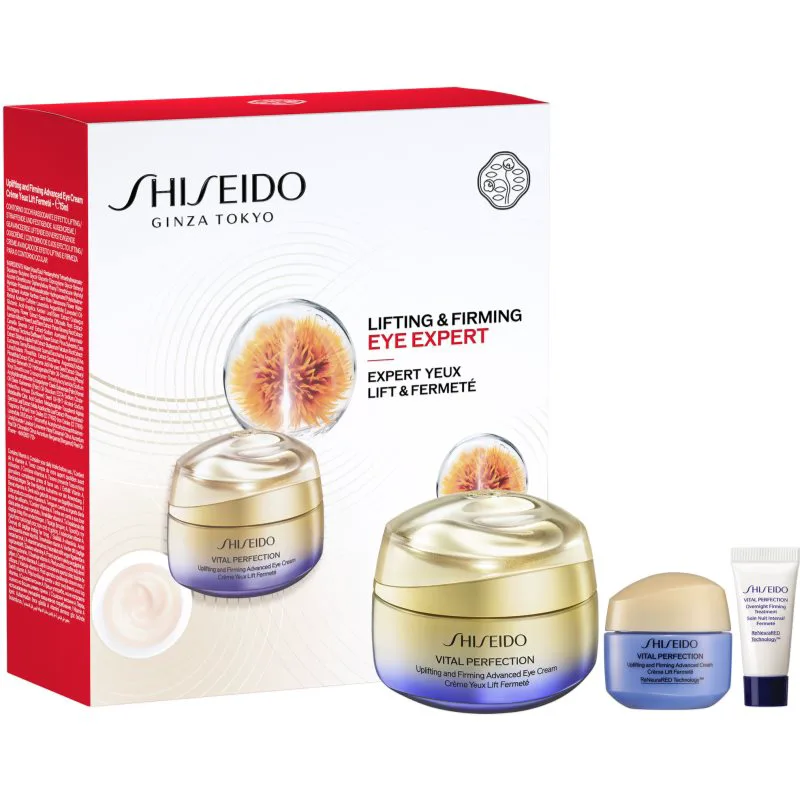 Shiseido Vital Perfection Uplifting & Firming Eye Cream σετ δώρου για γυναίκες