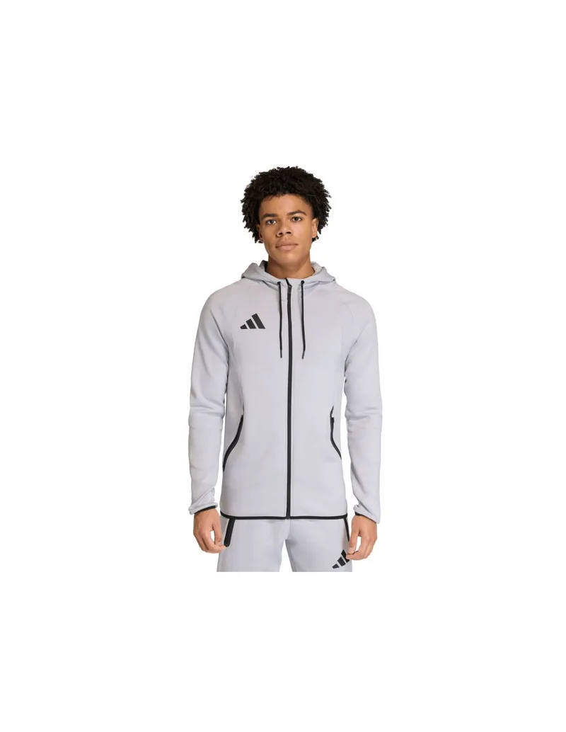 Men's adidas Tiro 26 Travel Sweat Hoodie gray KF6077