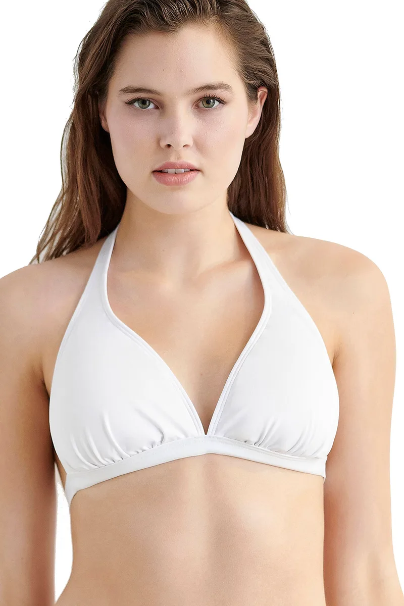 Blu4u γυναικείο μαγιό bikini top δετό τρίγωνο ''Solids'' (Cup D)-26366082D-01