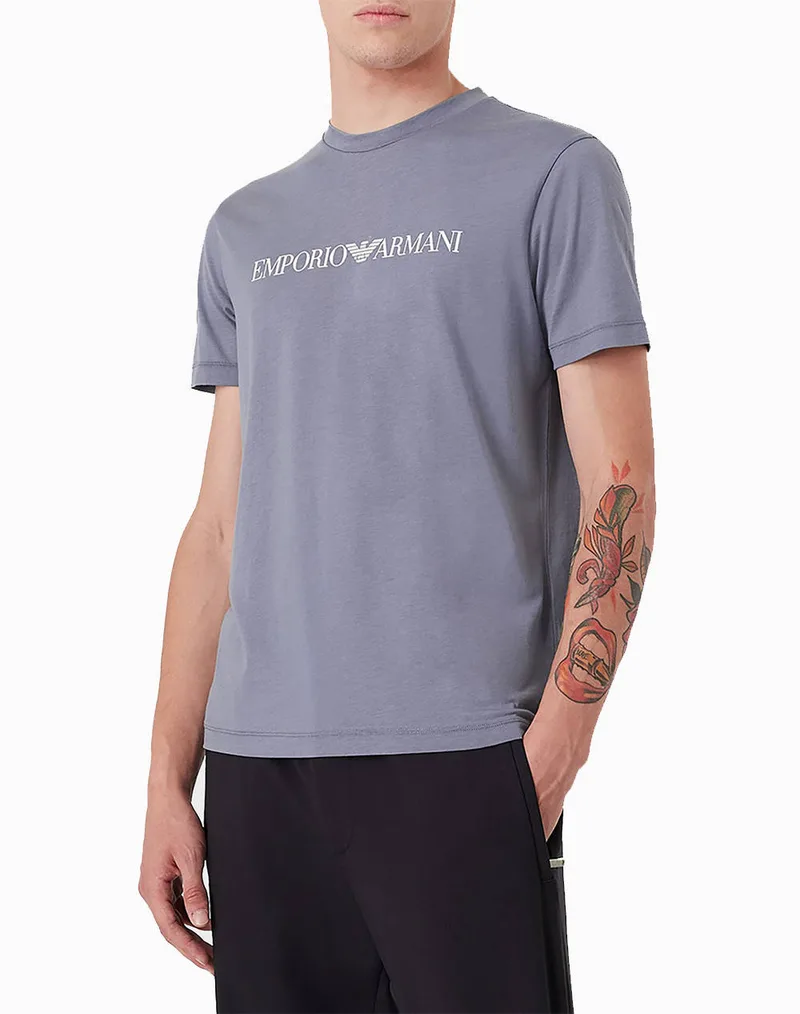 EMPORIO ARMANI ΜΠΛΟΥΖΑ T-SHIRT 8N1TN51JPZZ-08C2 SkyBlue