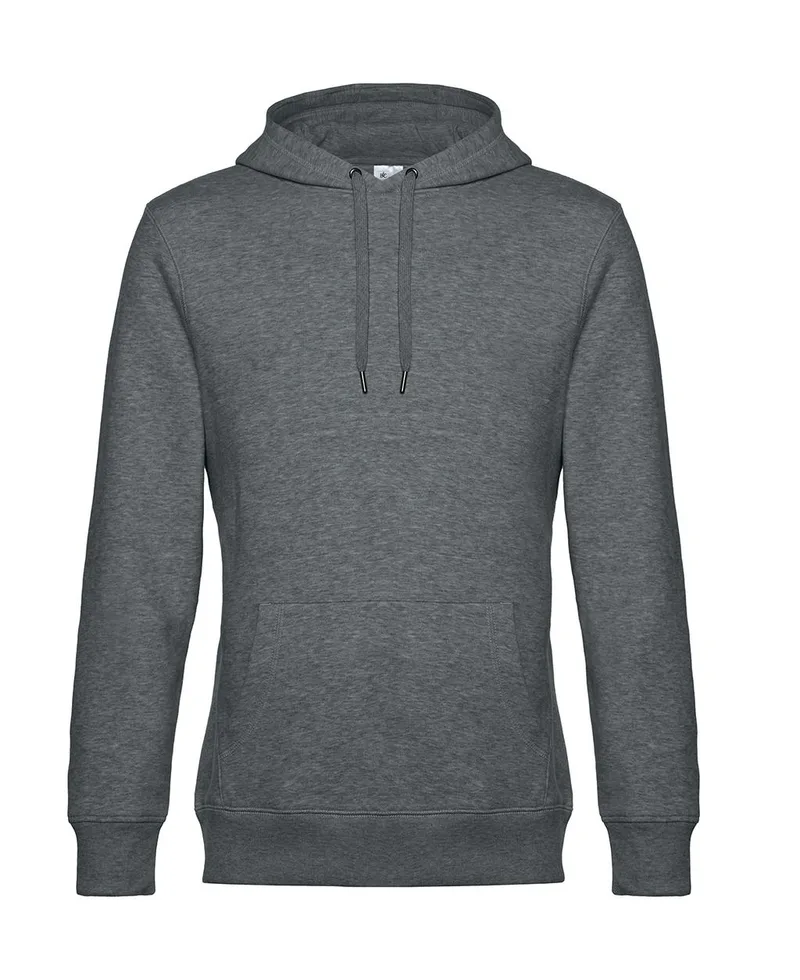 Hoodie Φούτερ WU02K B & C King Heather Mid Grey