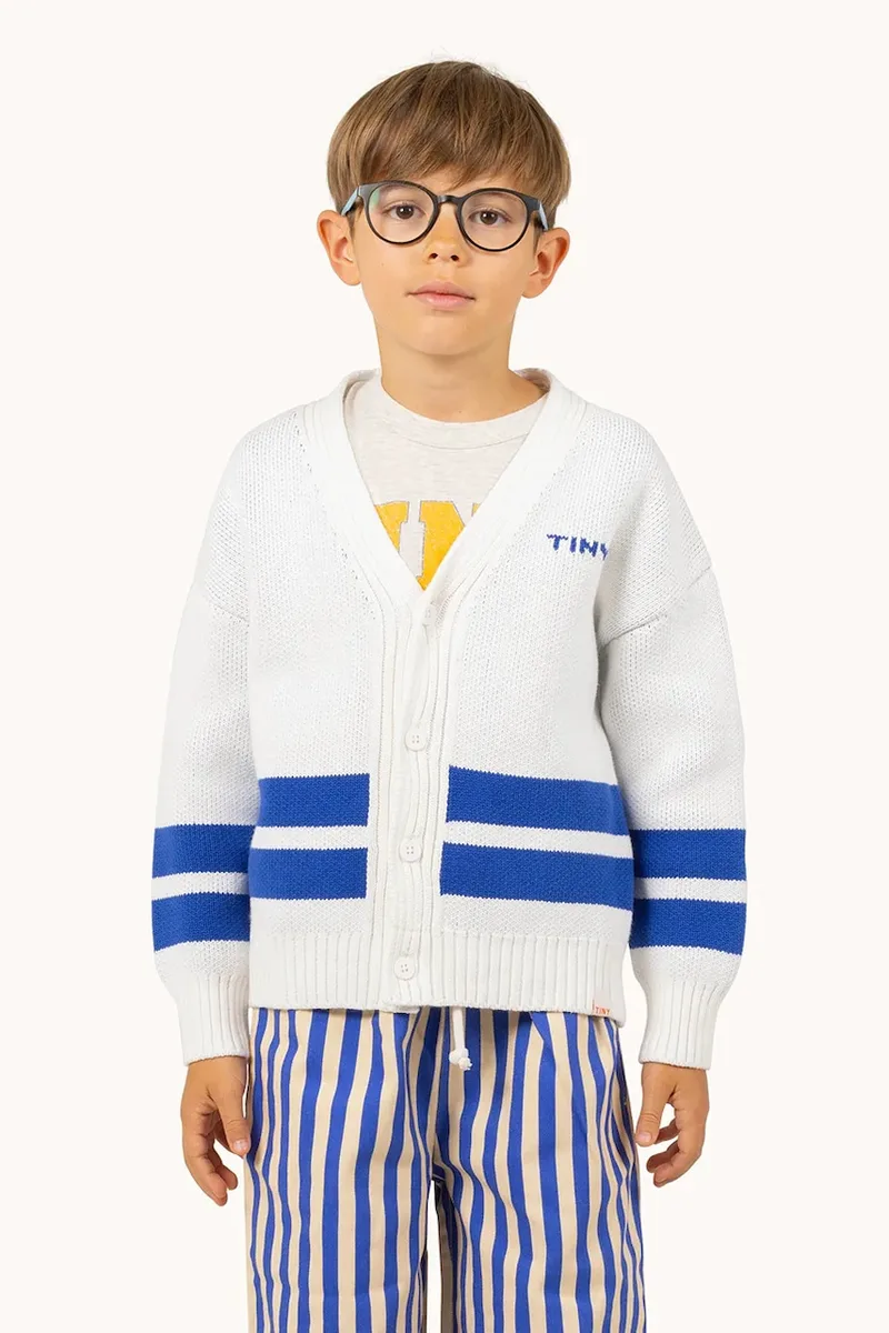 Παιδική βαμβακερή ζακέτα Tinycottons STRIPES CARDIGAN