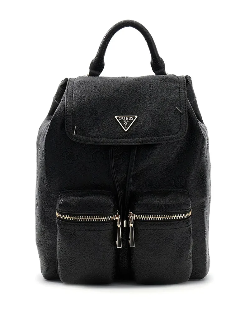 GUESS MANHATTAN II FLAP BACKPACK ΤΣΑΝΤΑ ΓΥΝΑΙΚΕΙΟ HWPD7118310-BLO Black