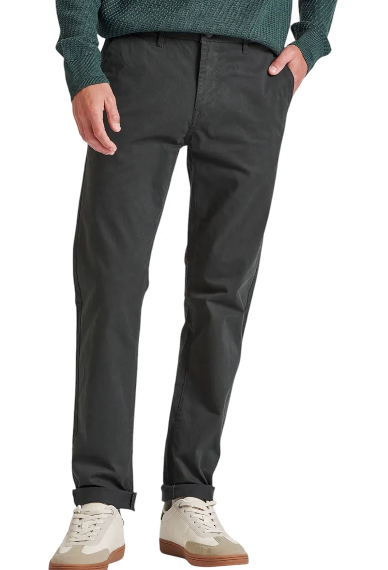 Παντελόνι Υφασμάτινο Funky Buddha Chino FBM010-001-02-FOREST GREEN Ανδρικό
