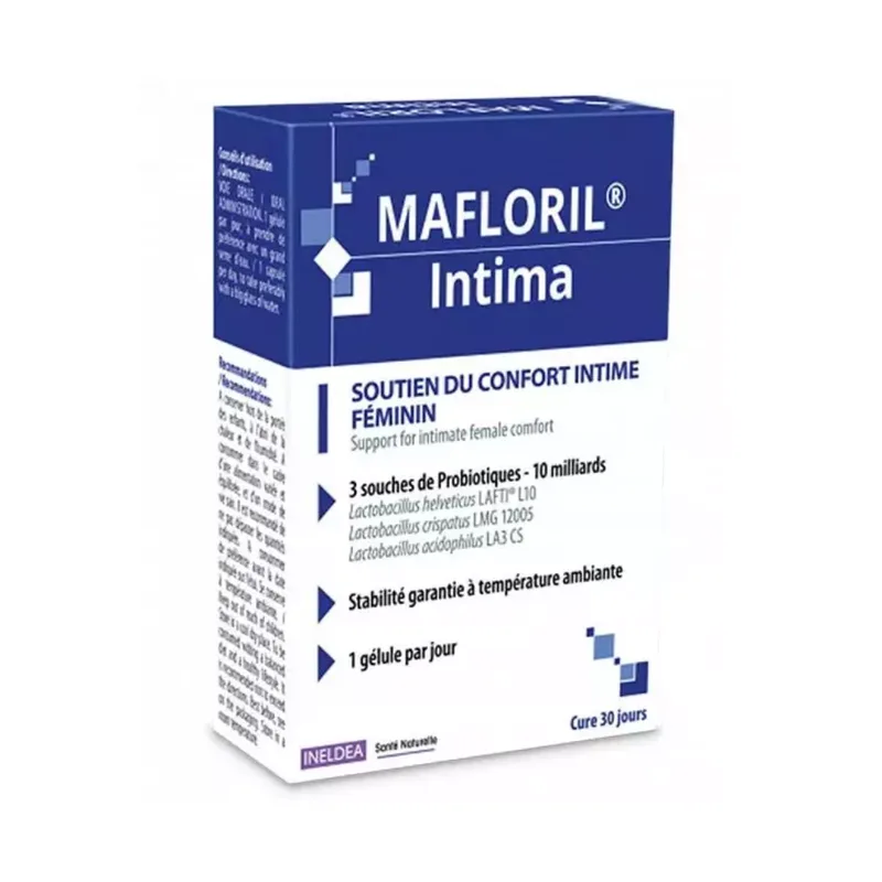 Ineldea Santé Naturelle Mafloril® Intima Comfort Women's Underwear 30 capsules