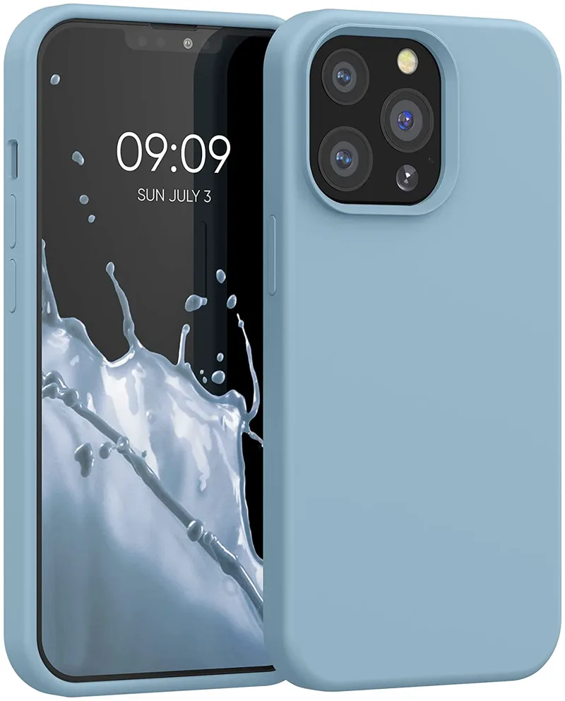 KWmobile Soft Flexible Rubber Cover - Θήκη Σιλικόνης Apple iPhone 13 Pro - Antique Stone (55880.206)