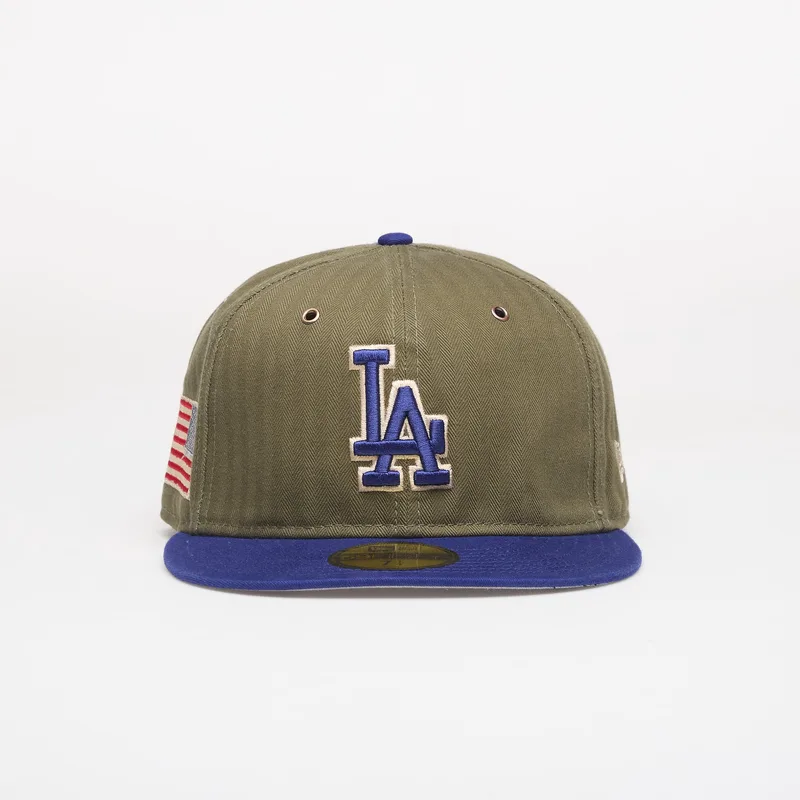 Cap New Era 59FIFTY MLB American Herringbone Los Angeles Dodgers Official Team Color 7 1/2