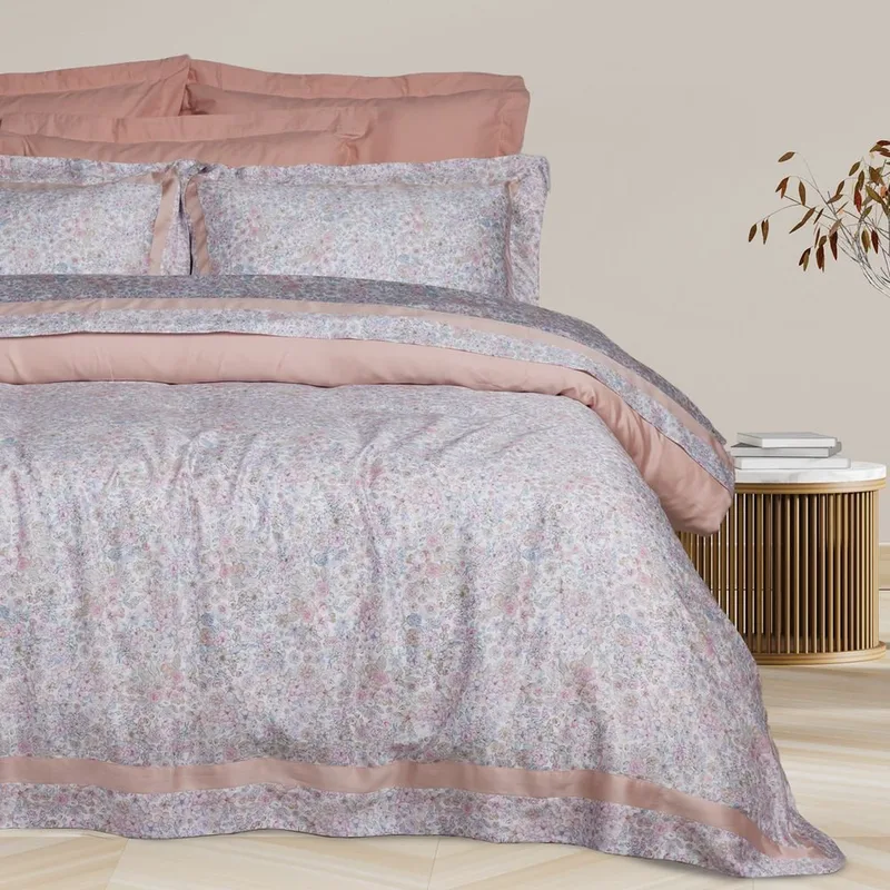 ΣΕΝΤΟΝΙΑ ΥΠΕΡΔΙΠΛΑ DAS HOME EXECUTIVE 1707 PINK ΣΕΤ 4ΤΜΧ (240X270CM)