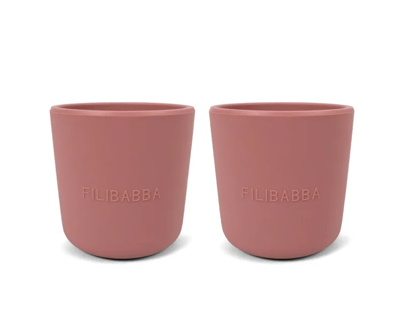 Filibabba Silicone Cup 2 Pack - Rose