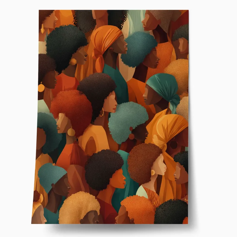 Poster AFROCENTRIC WOMEN PROFILES
