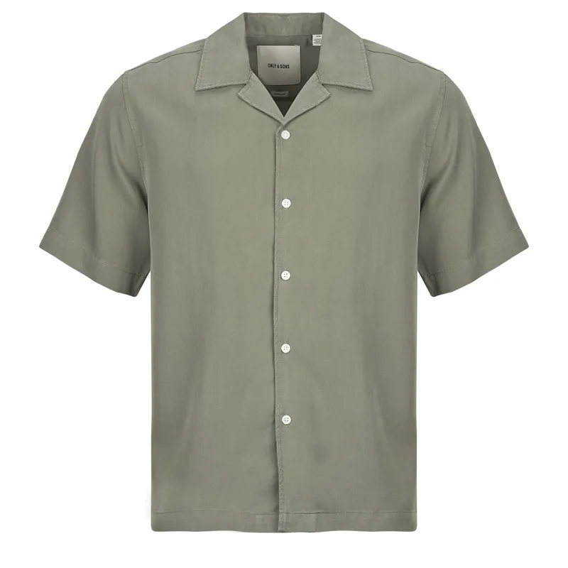 Πουκάμισο με κοντά μανίκια Only & Sons ONSPERU SS REG TENCEL