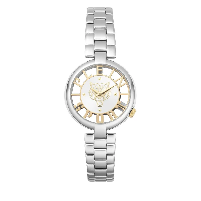 Ρολόι Plein Sport Tiger Luxe PSMBA0123 Ασημί