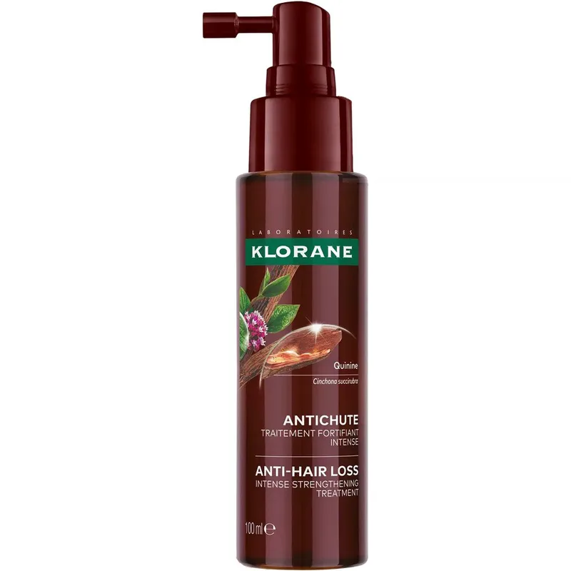 Klorane Quinine Anti-Hair Loss Serum 100ml,Ορός Μαλλιών που Επαναφέρει την Πυκνότητα, Επιβραδύνει την Τριχόπτωση & Ενισχύει την Ανάπτυξη με Αντλία