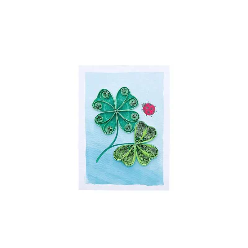 Ευχετήρια Ανάγλυφη Κάρτα Filigrana Origamo Mini 10x7.8cm Good Luck MN012