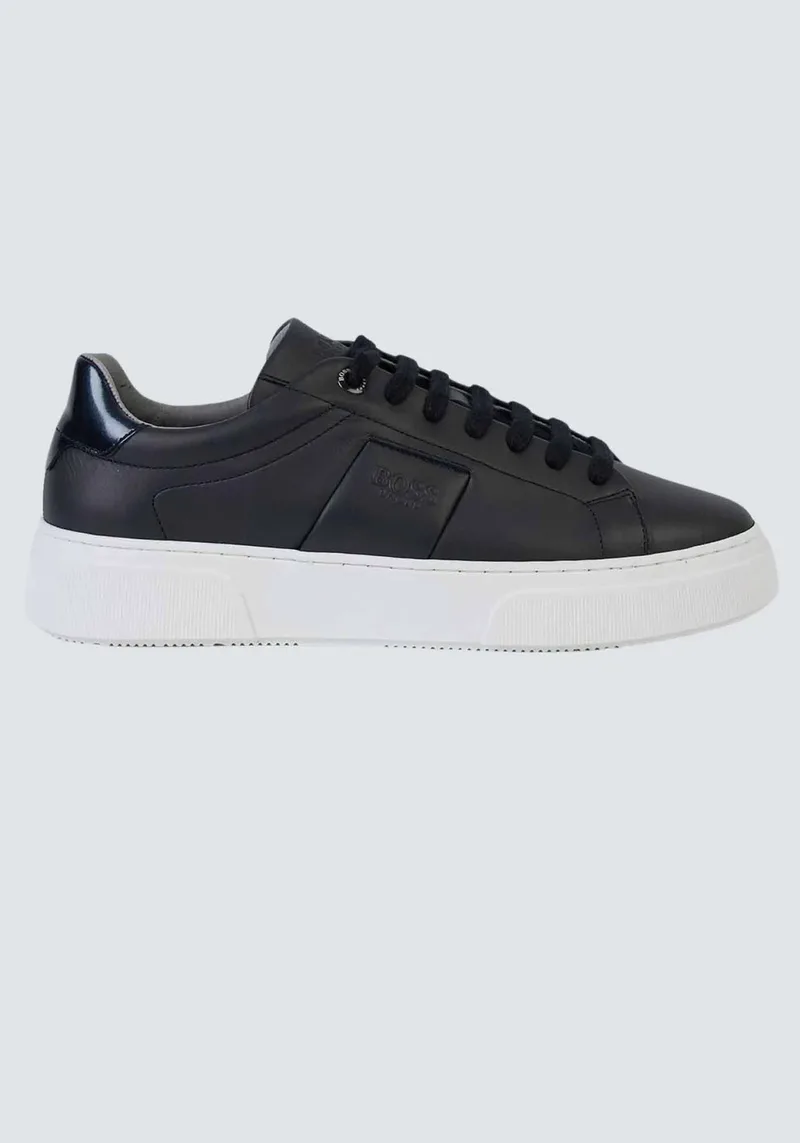 BOSS Shoes Δερμάτινα Sneakers της σειράς Sneakers - Z521 Black Nausica