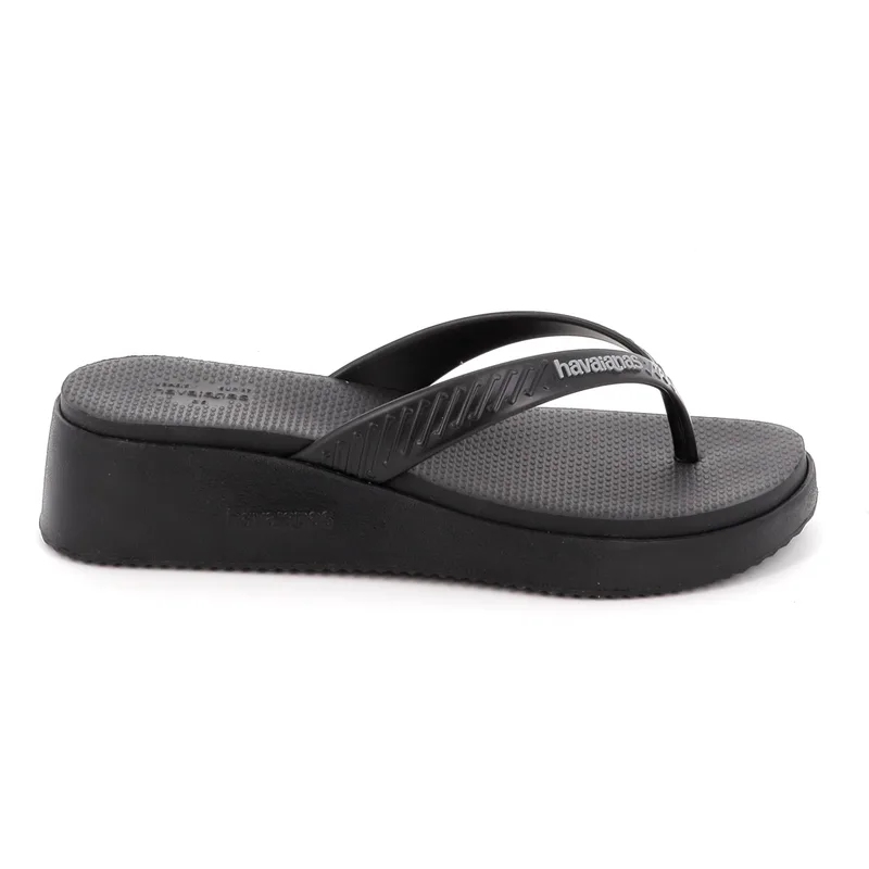 Γυναικεία Σαγιονάρα Havaianas High Platform Χρώματος Μαύρο 4150150-0090