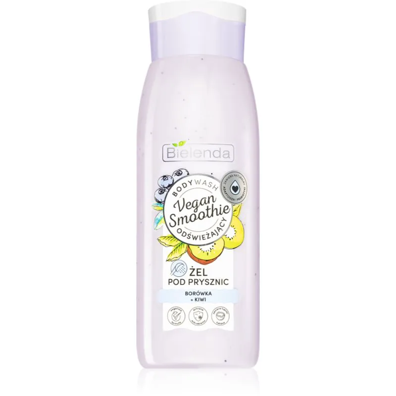 Bielenda Vegan Smoothie Blueberry + Kiwi απολαυστικό τζελ ντους 400 ml