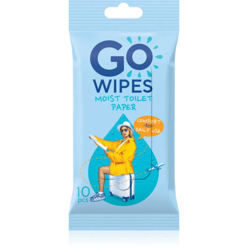 GoWipes Comfort υγρό χαρτί υγείας 10 τμχ
