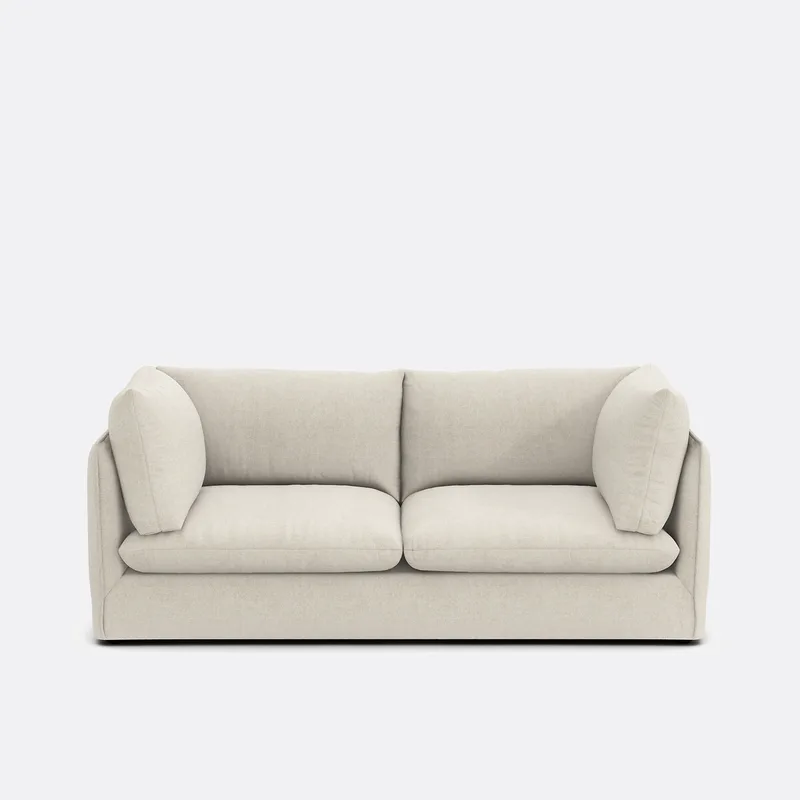 Τριθέσιος καναπές από πολυέστερ Μ105xΠ209xΥ86cm