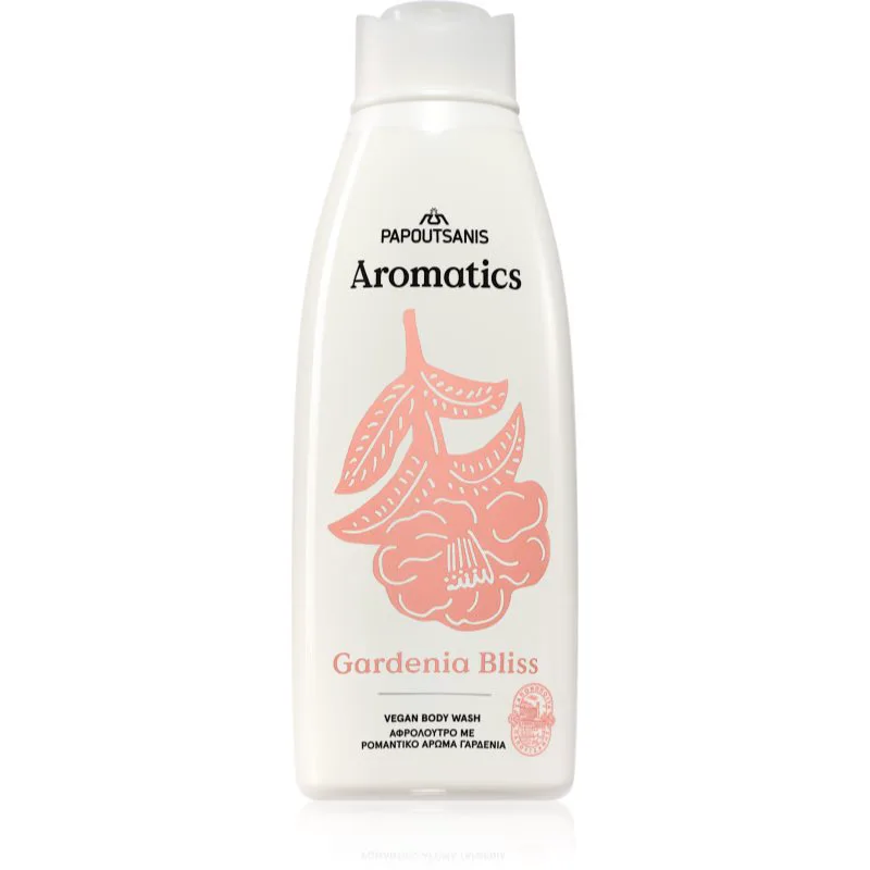 PAPOUTSANIS Aromatics Gardenia Bliss απαλό τζελ για ντους 650 ml