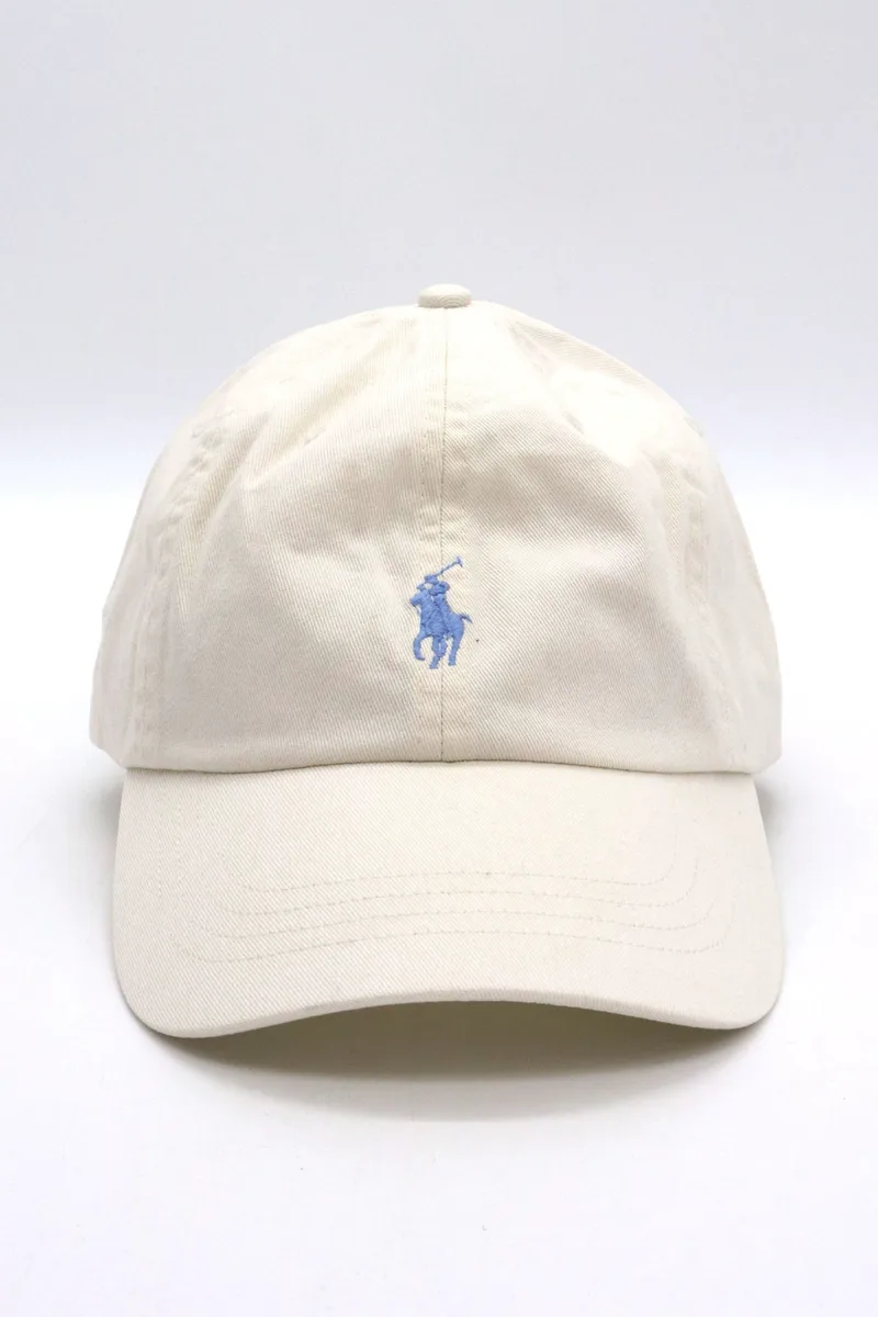 RALPH LAUREN ΚΑΠΕΛΟ LOGO ΕΚΡΟΥ