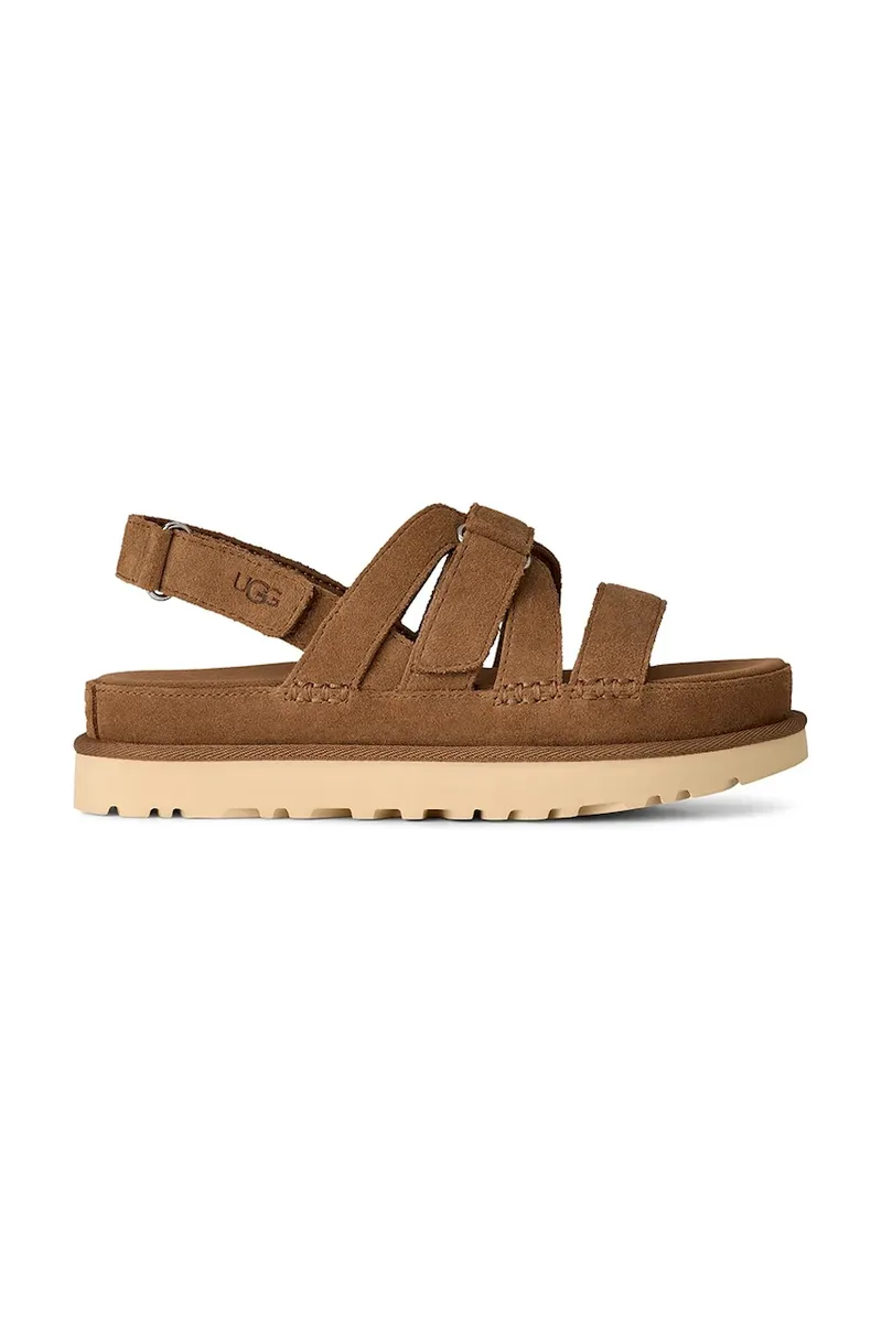 UGG Πέδιλα σουέτ UGG W Goldenstar Gleam