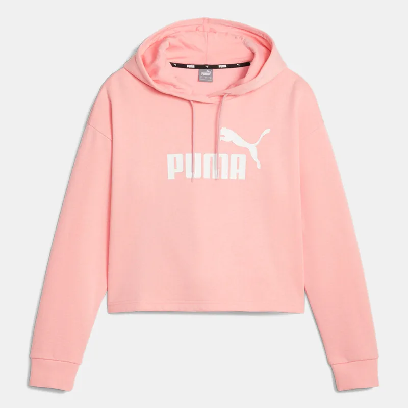 Puma Essential Γυναικεία Cropped Μπλούζα με Κουκούλα (9000159103_71716)